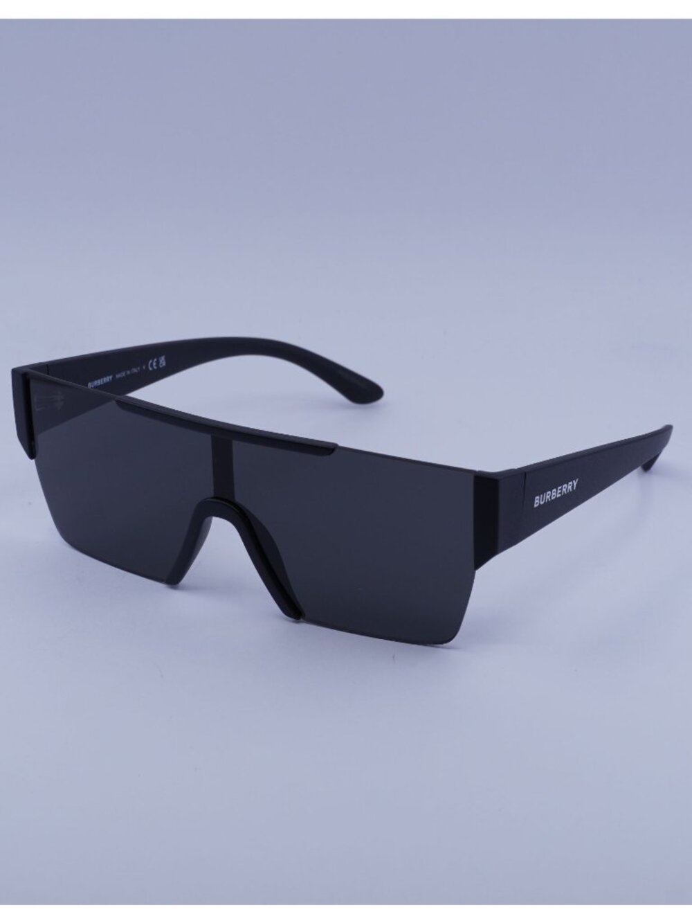 Burberry BE4291 3464/87 Shield Sunglasses Matte Black Frame